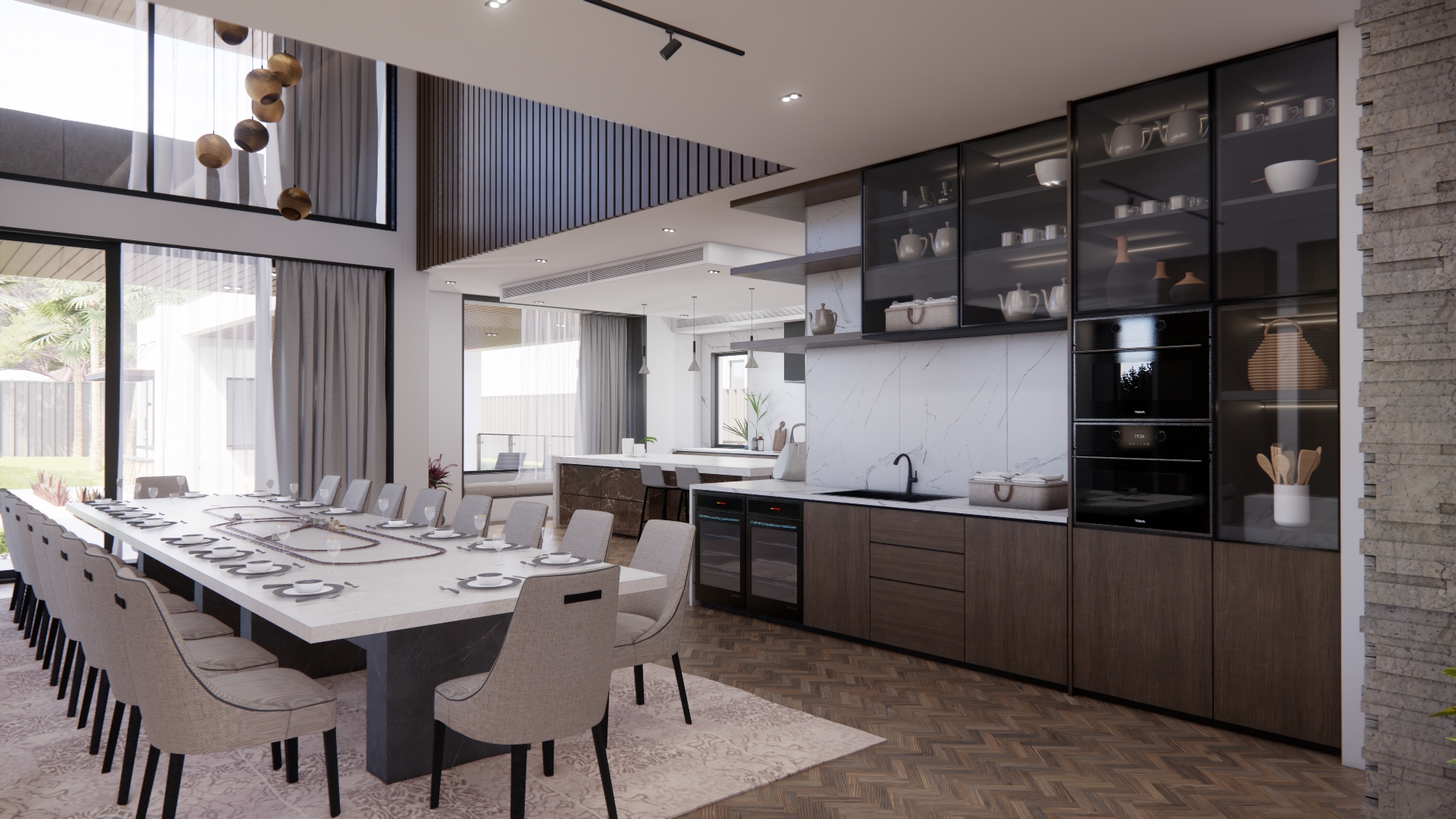 Kitchen rendered by Stedaxis